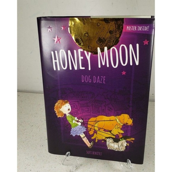 Honey Moon Dog Daze Hardcover  Illustrated 2017 ERROR Misprint Cover Upside Down - Picture 2 of 16